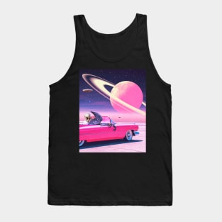 Aliens in Car "Shady Deals" Art by Cult Class Tank Top